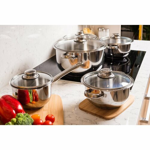Set de oale din 10 piese 4Home Destiny, capace desticlă
