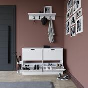 Skrinka na topánky Duru Matte White