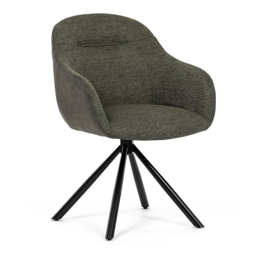 Set de scaune de sufragerie cu mecanism deîntoarcere DCH-Y1143 GRN2, 2 buc.