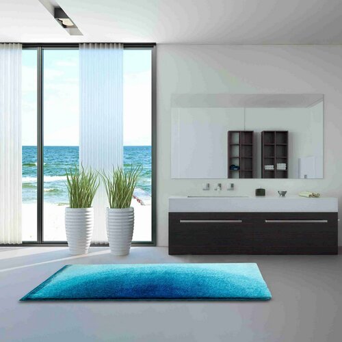 Covor de baie Grund Sunshine turcoaz, 60 x 100 cm