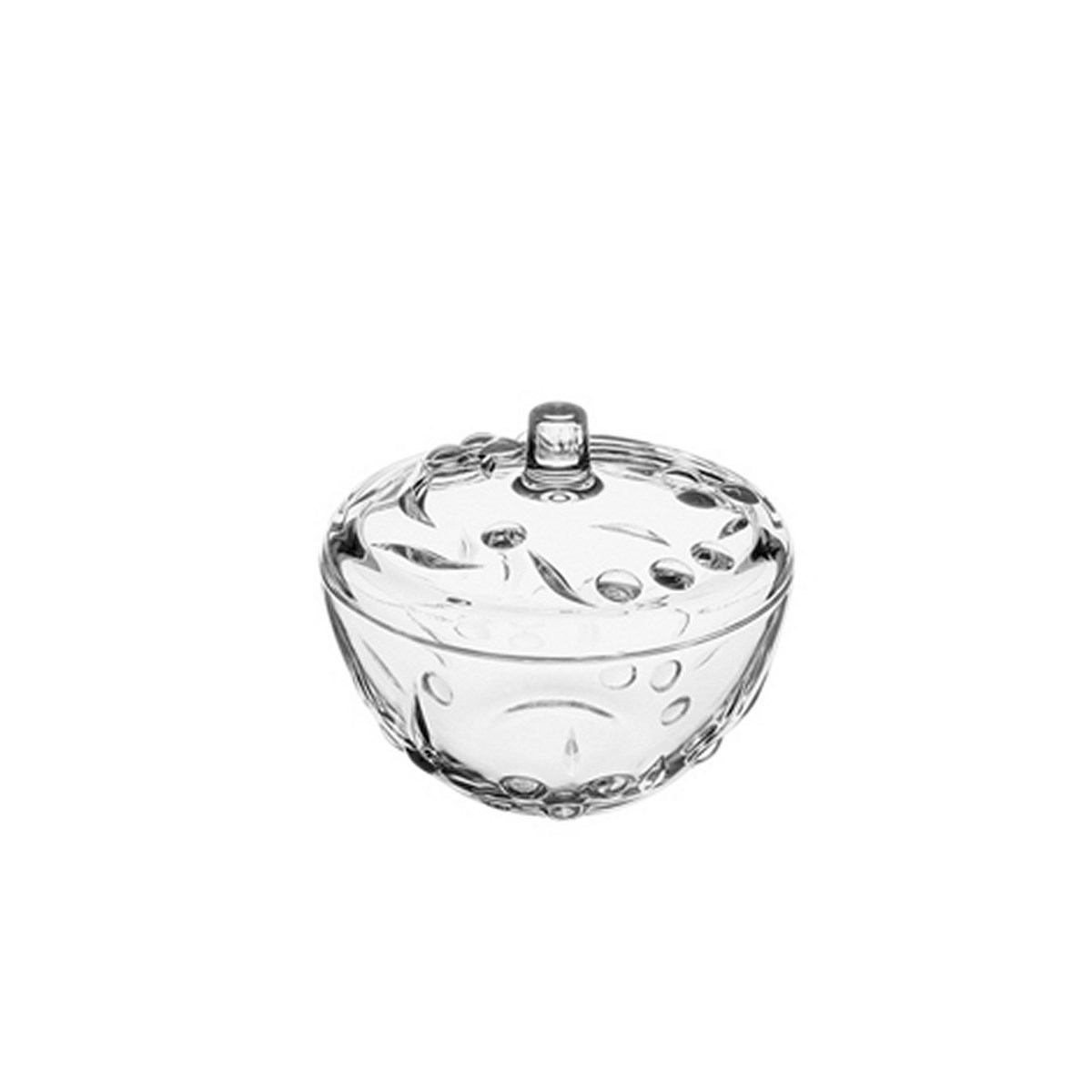 PERLA Sklenená cukornička 14 cm 64393
