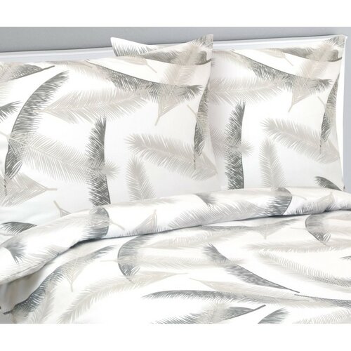 Bellatex Flanelové povlečení Pírko, 140 x 220 cm, 70 x 90 cm