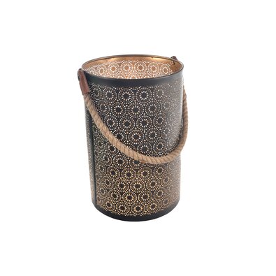 In Decor Металевий підсвічник Dot чорний, 20 x 20 x 30 см