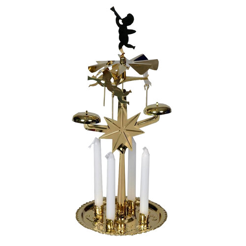 Andělské zvonění, 30 cm, zlatá