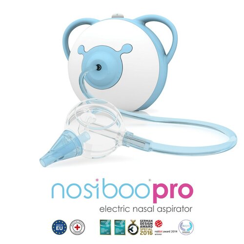 Nosiboo Pro Elektrischer Nasenschleimabsauger, Blau