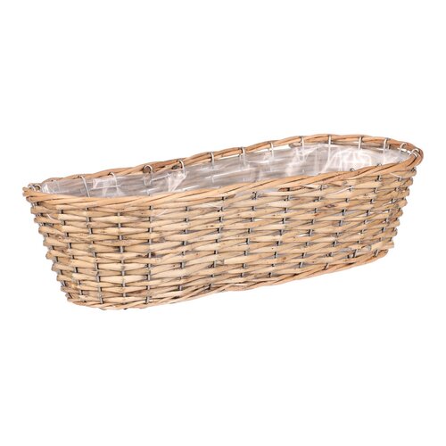 Set mit 2 Weidenkörben für Blumenkästen Chevigny, braun