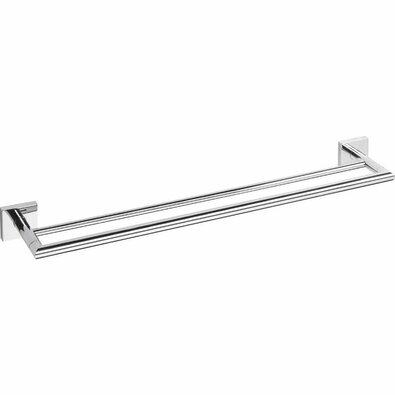 SAPHO XQ404 X-Square kéztörlő tartó dupla 65 cm,ezüst