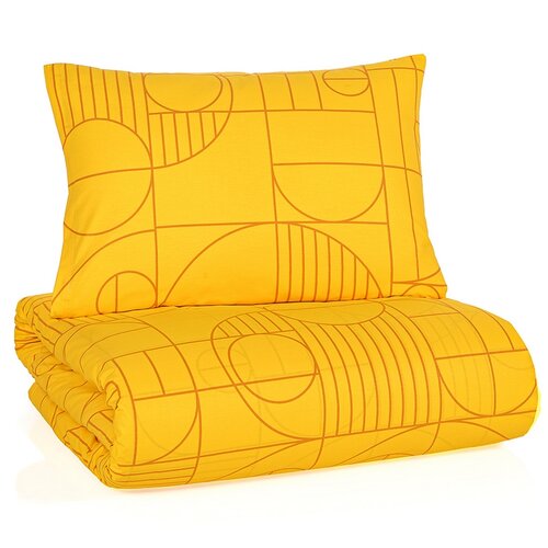 BedTex Bombažno posteljnino Geo Ray Flower, 220 x200 cm, 2 kos 70 x 90 cm
