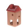 Ceramiczna lampa do aromaterapii Red House, 7,5 x 15 x 7,5 cm