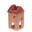 Ceramiczna lampa do aromaterapii Red House, 7,5 x 15 x 7,5 cm