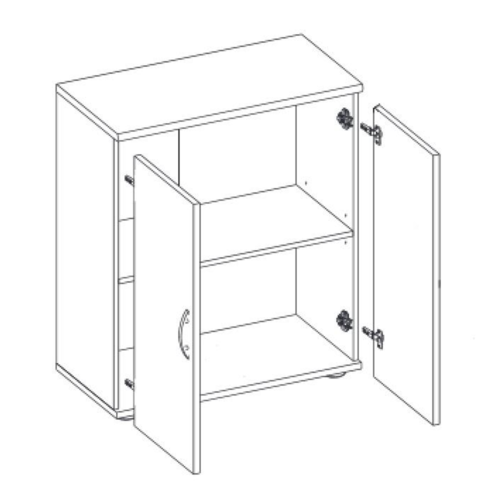 Schrank LILLY 10, Eiche Sonoma