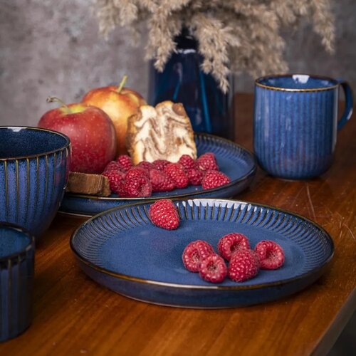 Altom Порцелянова мілка тарілка Reactive Stripes, 26 см