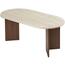 Stół jadalny Sablin – Travertine, Milano Walnut