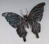 Dekorace kovový motýl
