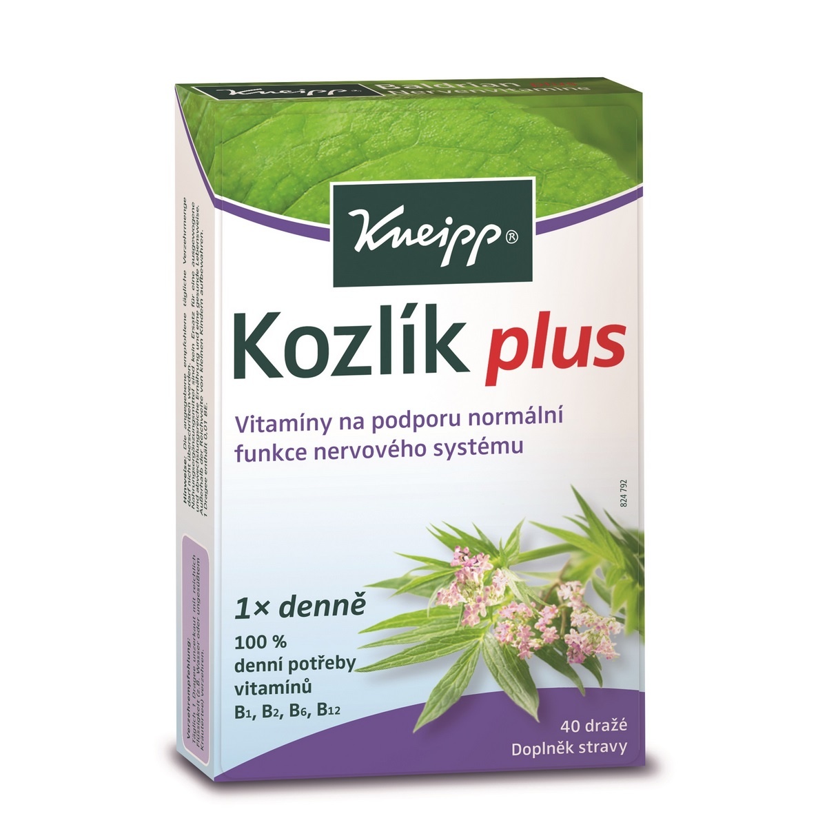 Kneipp Doplnok stravy Kozlík plus, 40 dražé