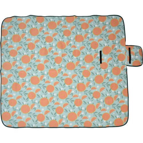 Piknik deka Ovoce 130 x 150 cm, zelena