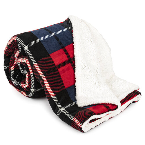 Pătură din imitație blăniță 4Home Cub roșu, 150 x 200 cm