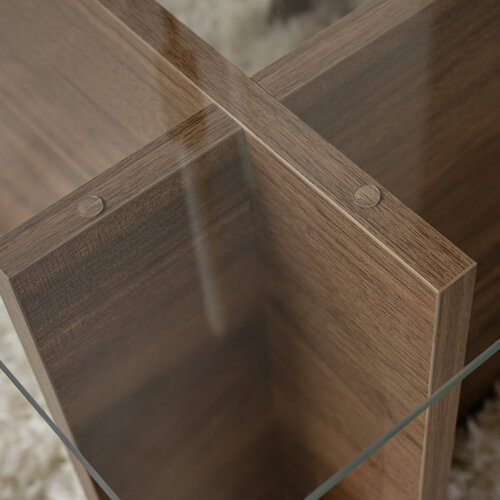 Couchtisch Vetrino Walnut
