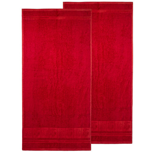 4Home Ručník Bamboo Premium červená, 50 x 100 cm, sada 2 ks
