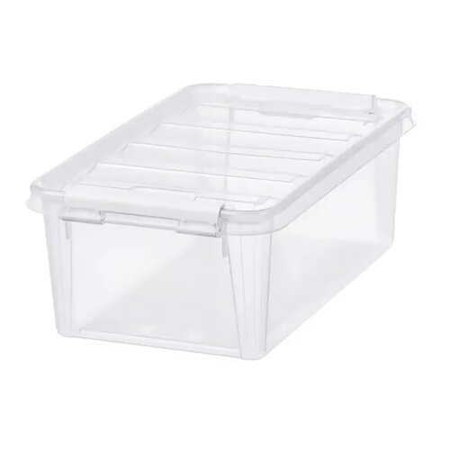 SmartStore Classic tárolódoboz, fehér klipszekkel, 3,6 l, 3,6 l