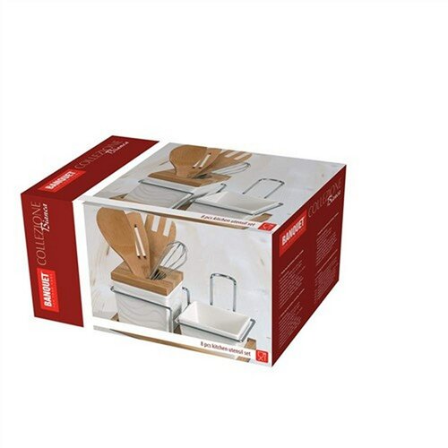 Set ustensile de bucătărie Banquet Collezione Bianca