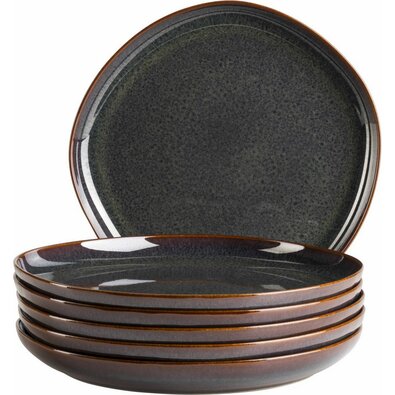 Set de farfurii plate Mäser Cordelia Tropical 27cm, 6 bucăți