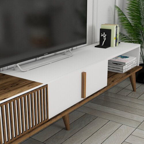 Masă TV Milan Alt White