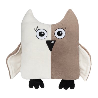 Bellatex Geformtes Kissen Eule, 45 x 30 cm