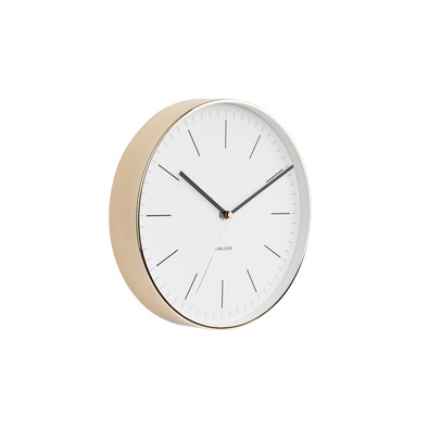 Karlsson 5695WH Designové nástenné hodiny, 28 cm