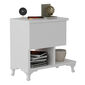 Stolik nocny Cast White