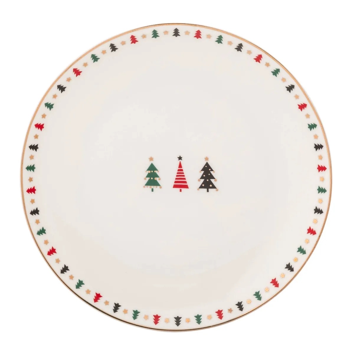 Altom porcelán desszert tál Modern Tree 20 cm akciós termékkép 1