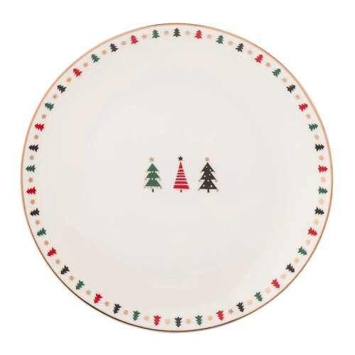 Altom Porcelánový dezertný tanier Modern Tree 20 cm