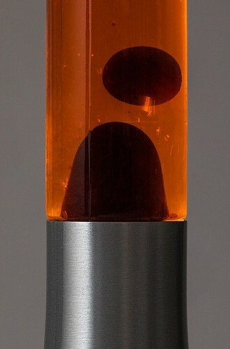 Rabalux 76026 dekoratívna lávová stolná LED lampa Poppilol, oranžovo-červená