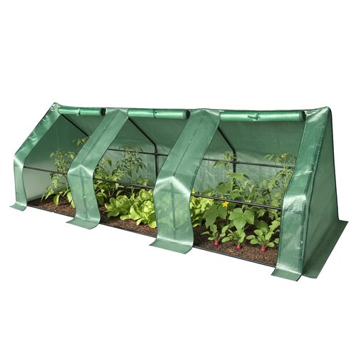 Szklarnia ogrodowa foliowa do warzyw 295 x 95 x 95 cm