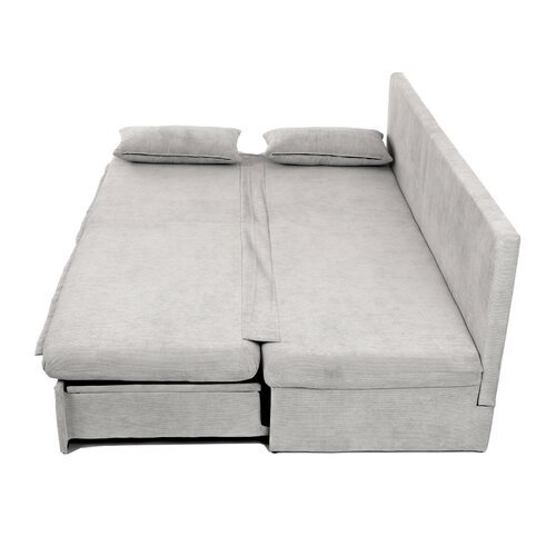 Rozkładana sofa trzyosobowa ASB-4740 BGE2,manżestrowa, beżowa