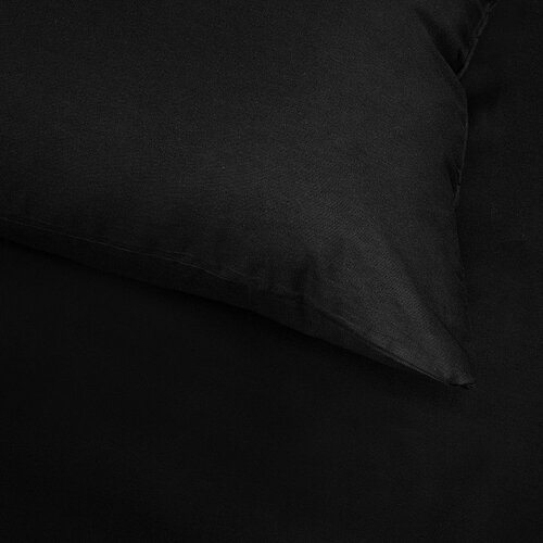 Kvalitex Saténové obliečky Luxury Collection čierna, 200 x 200 cm, 2ks 70 x 90 cm