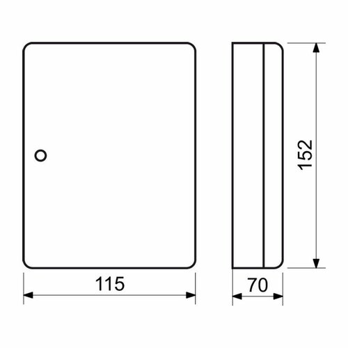 Stalowa szafka na klucze TS.9.B
