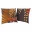 Kvalitex Husă pentru pernă Kapradí maro, 40 x 40cm, set de 2 bucăți