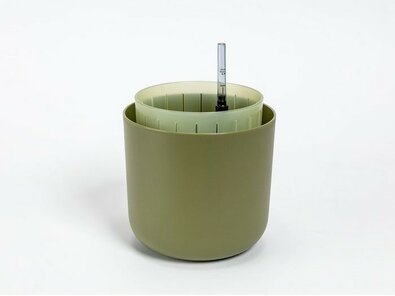 Plastia Doniczka samonawadniająca Tolita Air zielony, śr. 16 cm