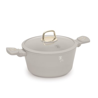 BerlingerHaus Cratiță cu suprafață din titan și capac Sahara 24 cm