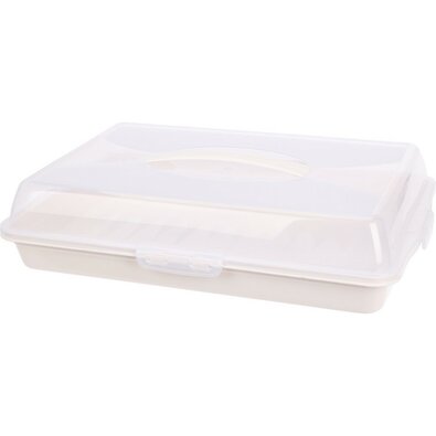 Tavă de servire cu capac EH 44 x 31 x 10 cm, alb