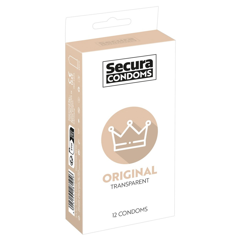Levně Kondomy Secura Original, 12 ks