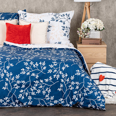 Lenjerie de pat din bumbac 4Home Harmony, albastru, 140 x 200 cm, 70 x 90 cm