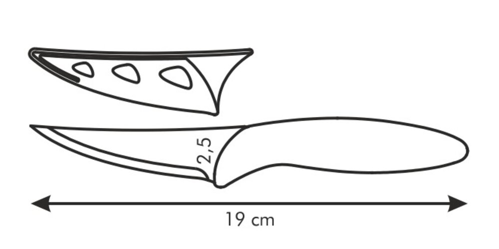 Tescoma PRESTO TONE antiadhézny nôž univerzálny 8 cm