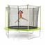 Trampolina Cross z siatką i drabinką, 306 x 306 x250 cm