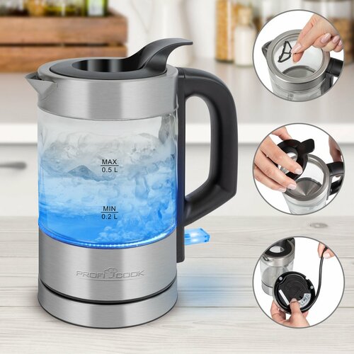 Czajnik elektryczny ProfiCook WKS 1228 0,5 l