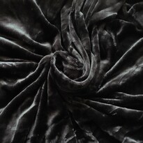 Mikroplüss lepedő sötétszürke, 90 x 200 cm