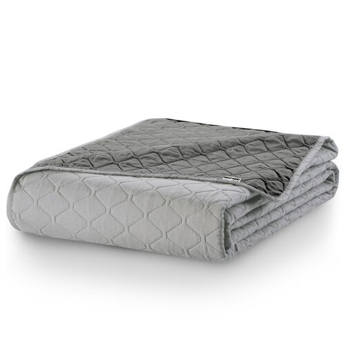 DecoKing Prekriv za postel Axel grafitno siva, 170x 210 cm