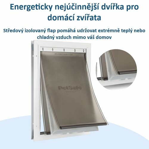 PetSafe® Extreme Weather Hliníková dvířka L