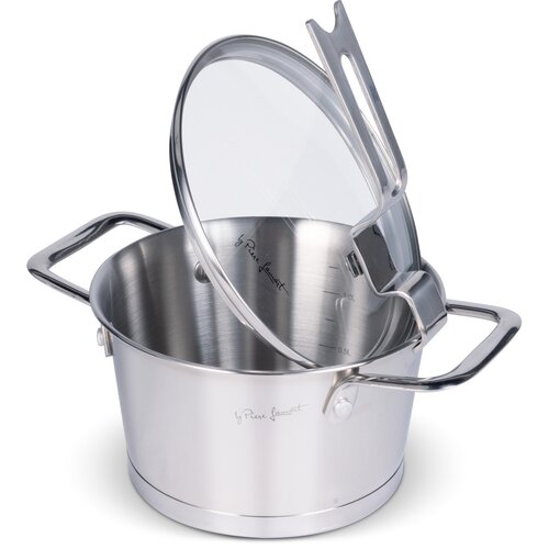 Lamart LT1272 garnek z pokrywką Conic śr. 16 x wys. 9 cm